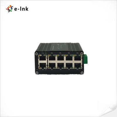 China Network Switch Mini Industrial 10-Port 10/100/1000T Gigabit Compact Ethernet Switch for sale