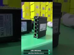 Mini Industrial 5-Port Gigabit Ethernet Switch with 5-port 10/100/1000BASE-T RJ45 with auto-MDI/MDI-X function