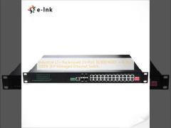 Industrial L2+ Rackmount 24-Port 10/100/1000T + 4-Port 1000X SFP Managed Ethernet Switch