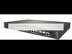 24ポート 10/100/1000T 802.3at PoE + 4ポート 10G SFP+ L3マネージドスイッチ