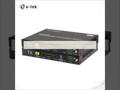 Multi-functional 4K 60Hz HDMI KVM Fiber Extender