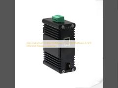 Mini Industrial 10/100/1000Base-T to 100/1000Base-X SFP Ethernet Media Converter