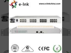 Convertisseur/Multiplexeur 30 lignes téléphoniques (FXS/FXO) sur E1