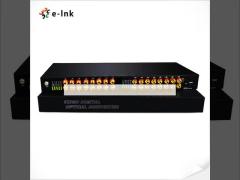 audio de 32Ch RCA au-dessus de convertisseur optique de fibre