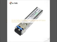 3G-SDI CWDM 1270~1610nm 40km Vidéo numérique émetteur-récepteur optique SFP (MSA)