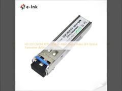 HD-SDI CWDM 1270~1610nm 40km デジタルビデオ SFP オプティカルトランシーバー (MSA)