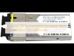 1.25Gbps Transcepteur bidirectionnel SFP, 60km de portée 1550nm TX / 1490nm RX