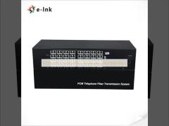 64 canaux POTS (FXO/FXS) Téléphone sur multiplexeur fibre