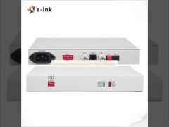 Modem fibre E1 sans cadre pour montage en rack