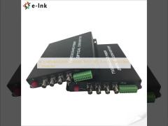 Convertisseur de fibre vidéo 4Ch HD-AHD/HD-CVI/HD-TVI/CVBS