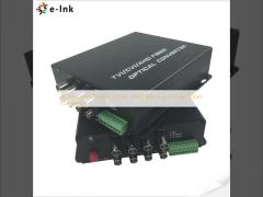 2Ch HD-AHD/HD-CVI/HD-TVI/CVBS 4-in-1 Video Fiber Converter