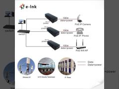 10/100/1000Mbps 60W Ultra POE Injector Compliant with Limited Power Source (LPS)
