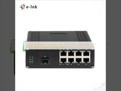 LED Screen Fiber Converter with 1x10G SC Fiber Port + 4 x 10/100/1000M Ethernet RJ45 Ports