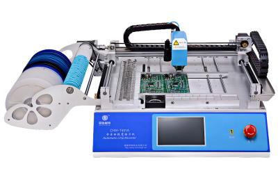 China 29 Feeders 2 Heads CHMT48VA Desktop Automatic SMD / SMT Pick And Place Machine + Double Vision Camera for sale