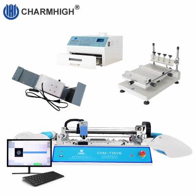 China Small SMT Production Line With Stencil Printer Pick And Place Machine Reflow Oven 420 for sale
