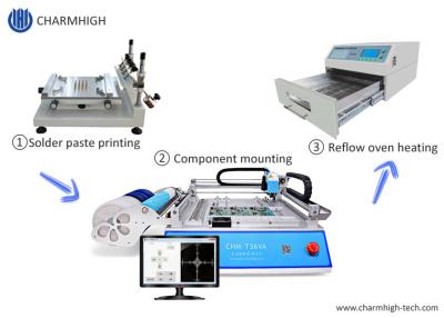 Китай Горячая производственная линия SMT CHMT36VA + принтер 3040 восковок + печь T962A Reflow продается
