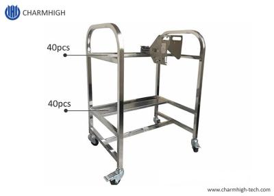China Storage Cart SMT Feeder Trolley Aluminum Alloy SS Matieral For Yamaha YV Machine for sale