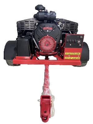 China OEM Golf Course Twin Turbines Debris Blower , Grass Leaf Blower，3600r Min 4 Stroke Driving Gasoline for sale