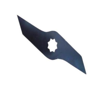 China Cuchilla recta del metal del oscilación del óxido del negro de la cuchilla del cortacésped de 16 pulgadas en venta