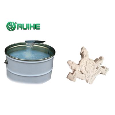 China Ruihe RTV2 Liquid Silicone 12 Months Shelf Life Platinum Cure Gypsum Mold for sale
