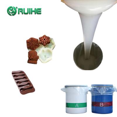 Chine Moule translucide fait sur commande de chocolat de silicone de la catégorie RTV2 comestible de Ruihe à vendre