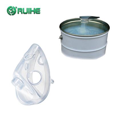 China Injection Mold Medical Reinforced Flexible Silicone Laryngeal Mask Parts for sale