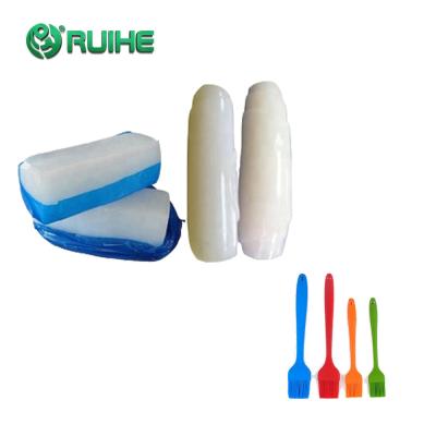 China REACH Translucent  HTV Silicone Rubber Body Scrubber Belt Shlie Life 12 Months for sale