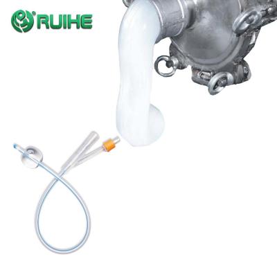 China Catéter urinario de la goma de silicona del grado médico del silicón disponible médico líquido del tubo en venta