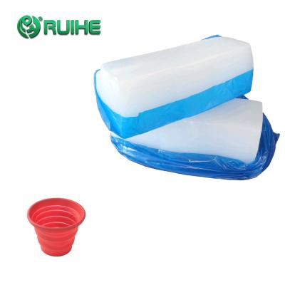 China GP Grade High Solid Silicone Rubber Gas Phase Transparent Packaging for sale