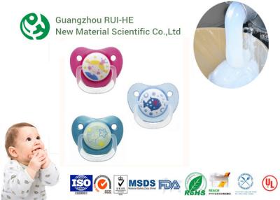 China Liquid Silicone Rubber For Baby Nipples, Bottles Injection Molding 2 Part LSR 6250 - 60 With LFGB for sale