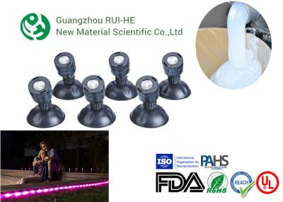China La iluminación parte la goma de silicona líquida transparente, goma de silicona de dos componentes en venta