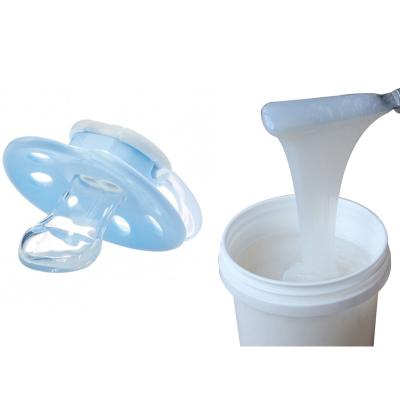China Caucho de silicones líquido de la resistencia de la luz UV para el pacificador suave/Soother de la seguridad del bebé en venta