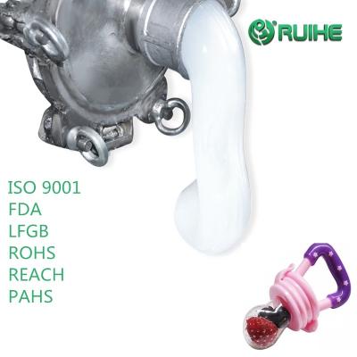 China High Tear LSR Liquid Silicone Rubber Injection Molding For Baby Nipple for sale