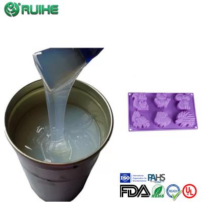 China Rtv2 Molding Liquid Silicone Rubber Raw Material To Concrete Mold Good Resilience for sale