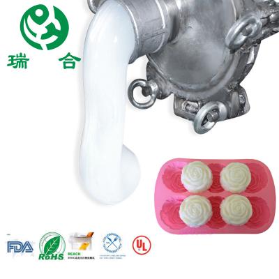 Cina Gomma di silicone liquida trasparente del platino per la muffa artificiale che fa riva 40 in vendita