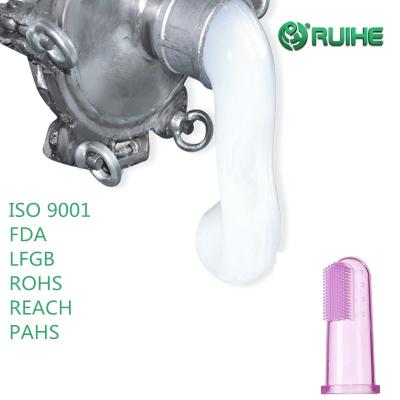 China FDA LSR Liquid Silicone Rubber Hardness 20 Shore A Good Transparent for sale