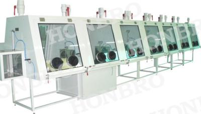 China Low Humidity Glove Box Semi Automated Lab Machine Honbro for sale