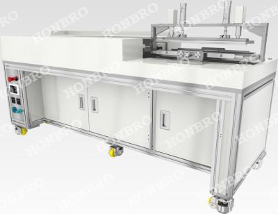 Chine Type machine bridante automatisée bridante de rouleau de film d'emballage de cellules de batterie d'équipement de laboratoire de double à vendre