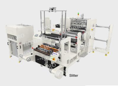 China Continuous Auto Slitter Electrode Making Machine , PLC Electrode Slitting Machine for sale