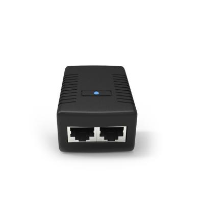 China Fireproof POE Ethernet Adapter Black White OEM Color 24V 1A Output for sale