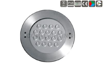 中国 B4FB1857 B4FB1818 Dia. 250mm 18 * 2Wまたは3W LEDの水中プール ライト、噴水のための壁によって引込められるプール ライト 販売のため
