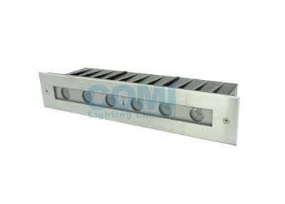 China 6 * 2W Decorative Recessed Mount Linear Step Light , LED Stair Lights CE / RoHs Approved for sale