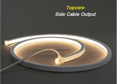 China IP68 Top View 3528 LED Neon Strip Rope Lights 9W / m 0 ~ 10V / DAL / PWM Dimmable for sale