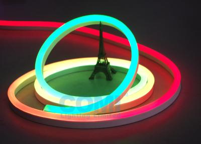 Cina 24V che il multi RGB colora le lampade fluorescenti al neon del LED impermeabilizzano per la decorazione di festa di profilo di contorno in vendita