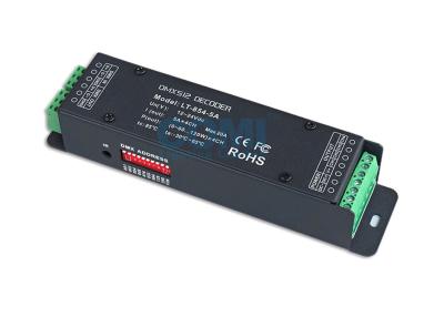 China 12 ~ decodificador do CV RGBW DMX de 24V 20A com canais verdes do soquete 4 do terminal DMX512 à venda