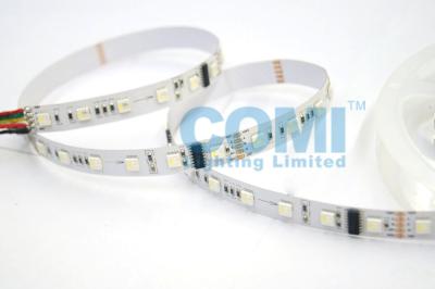 중국 24V RGB 또는 RGBW DMX 주소 지정 가능 디지털 LED 스트립 조명 DMX512 신호 입력 직접 판매용