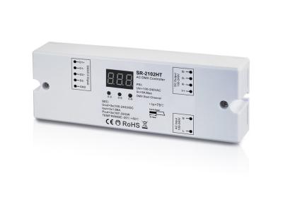 China 100-240V AC Input 3CH High Voltage DMX512 Controller for RGB High Voltage LED Strip for sale