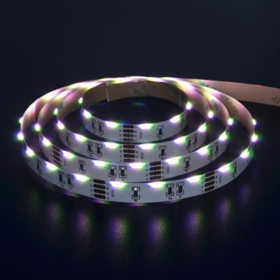 China Single / RGB Color Led Self Adhesive Strip Lights SMD 020 High CRI90 24VDC Side Emitting for sale