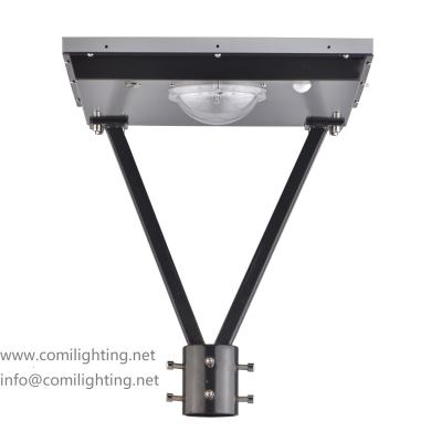 China Aluminum 12000lm 100W 120LM/W Solar Fence Post Lights for sale