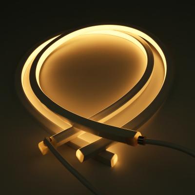 China PVC Silicone Flexible Neon Rope Light 10x10mm IP68 Waterproof 500LM/M ETL for sale